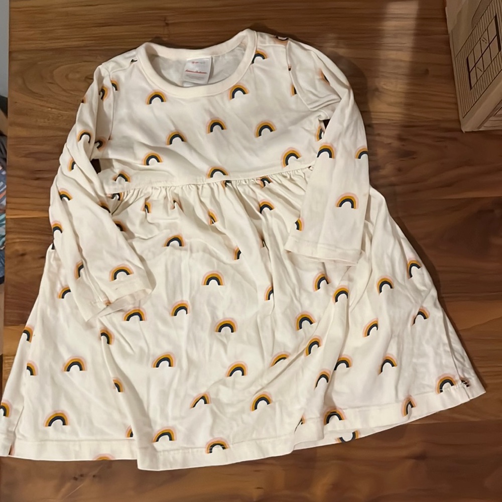 Rainbow dress, size 2-T, Hanna Andersson